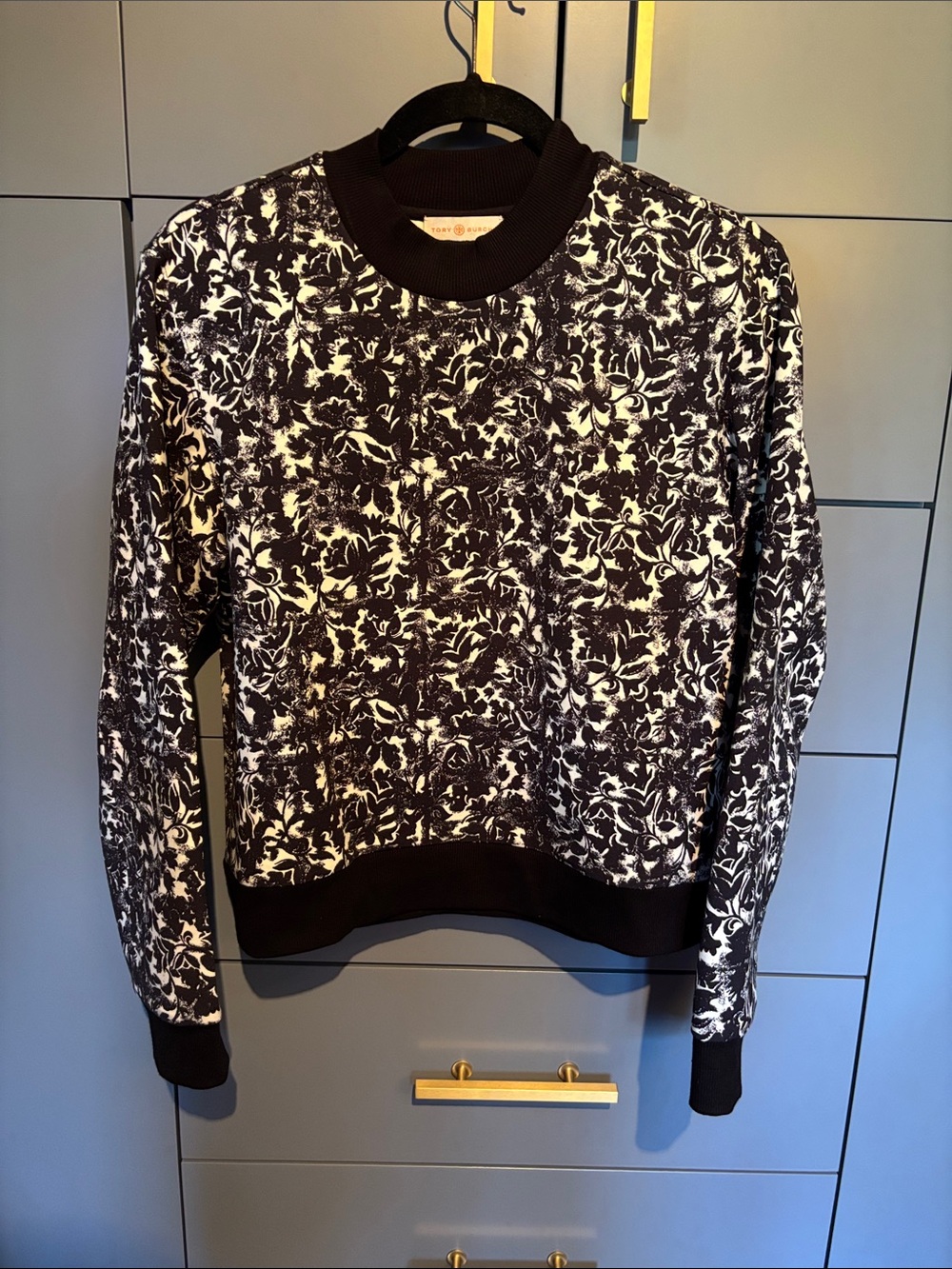 Tory Burch black and cream top size M